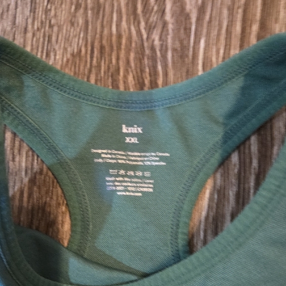 Knix Forest Green Leggings and Crop Top Set - Picture 2 of 3